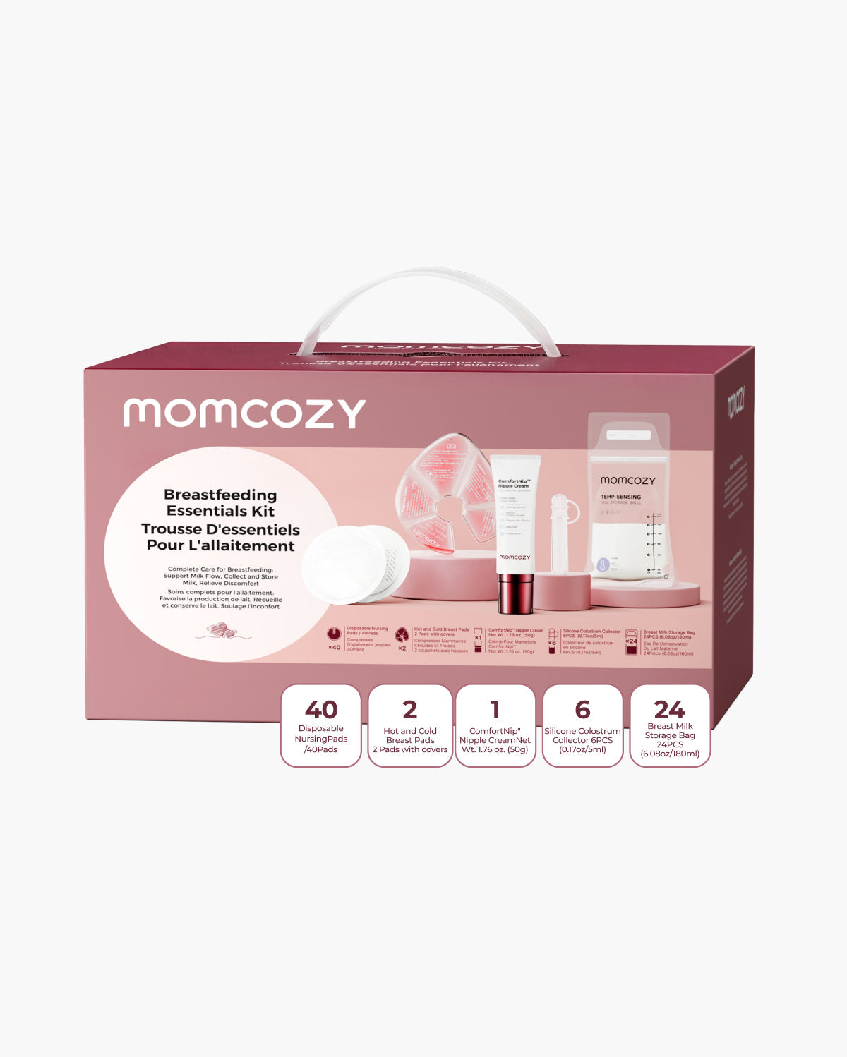 Translation missing: en.Momcozy Breastfeeding Essentials & Postpartum Kit (73 Pieces)