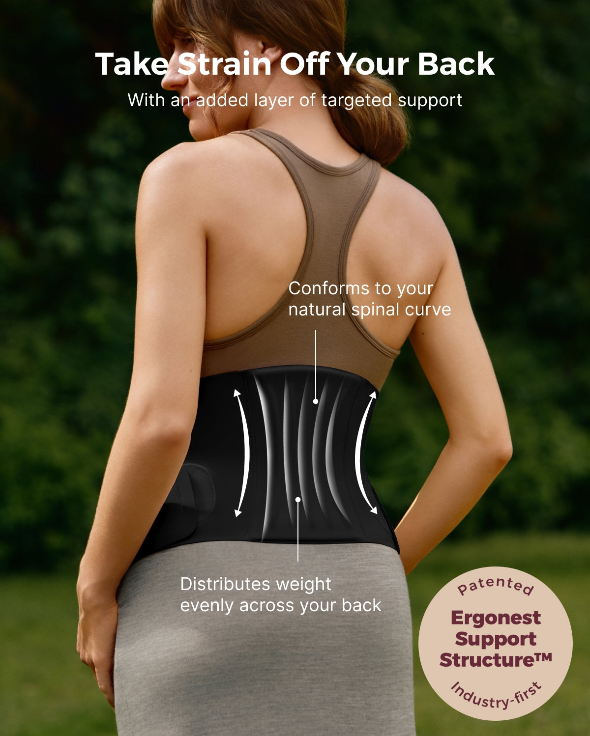 Ceinture de grossesse ergonomique pour soutien du ventre et du dos Momcozy
