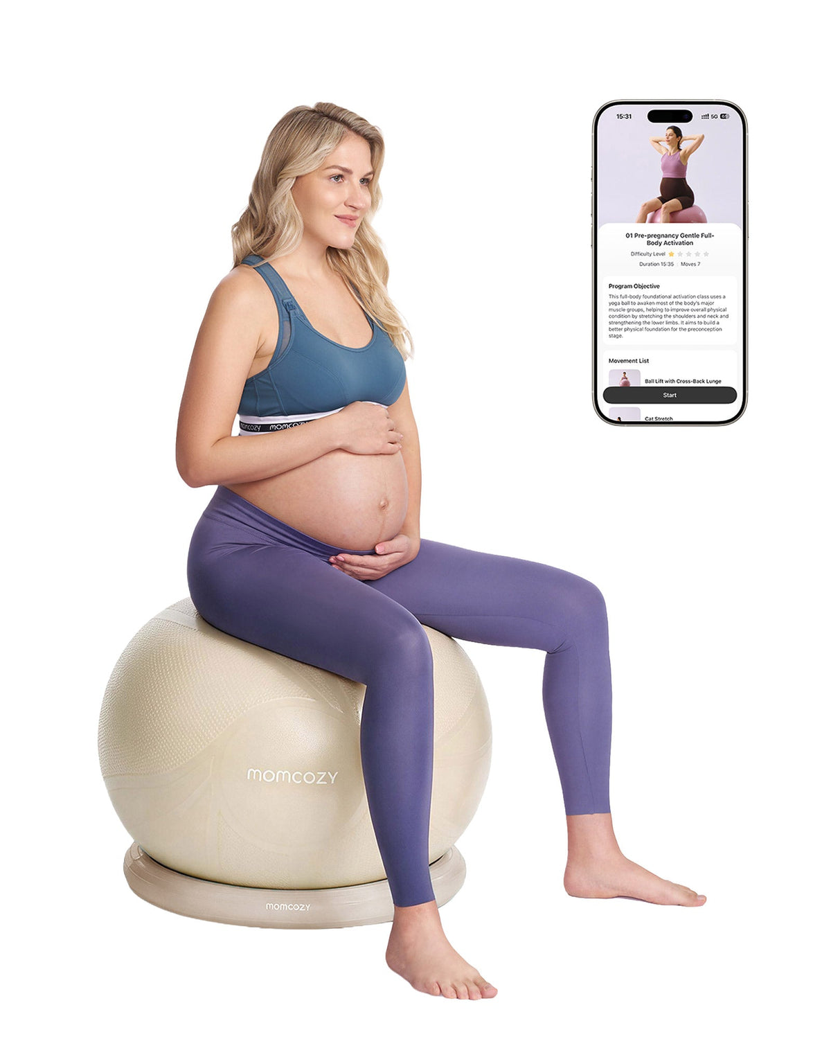 BirthEase Pregnancy Ball Set — Birthing Ball