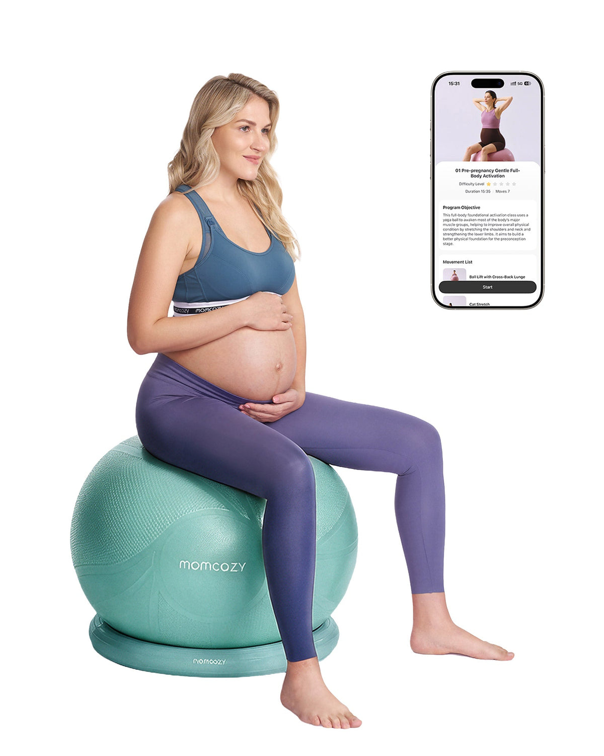 BirthEase Pregnancy Ball Set — Birthing Ball