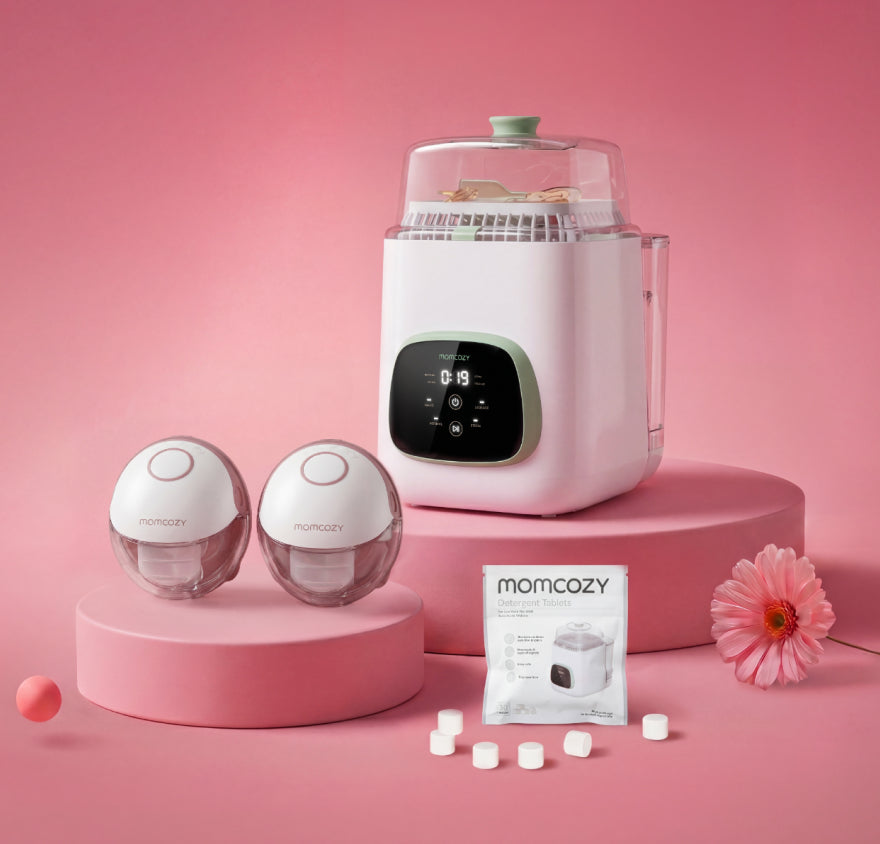 Pump & Clean Bundle: M6 Breast Pump and Bottle Washer and Washing Block