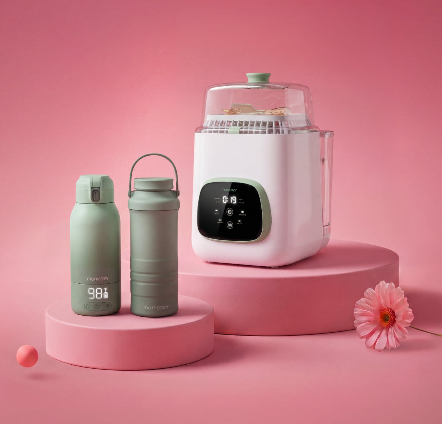 Cleaning and On-the-Go Bundle:  Bottle Washer and  Bottle Warmer and Bottle Cooler