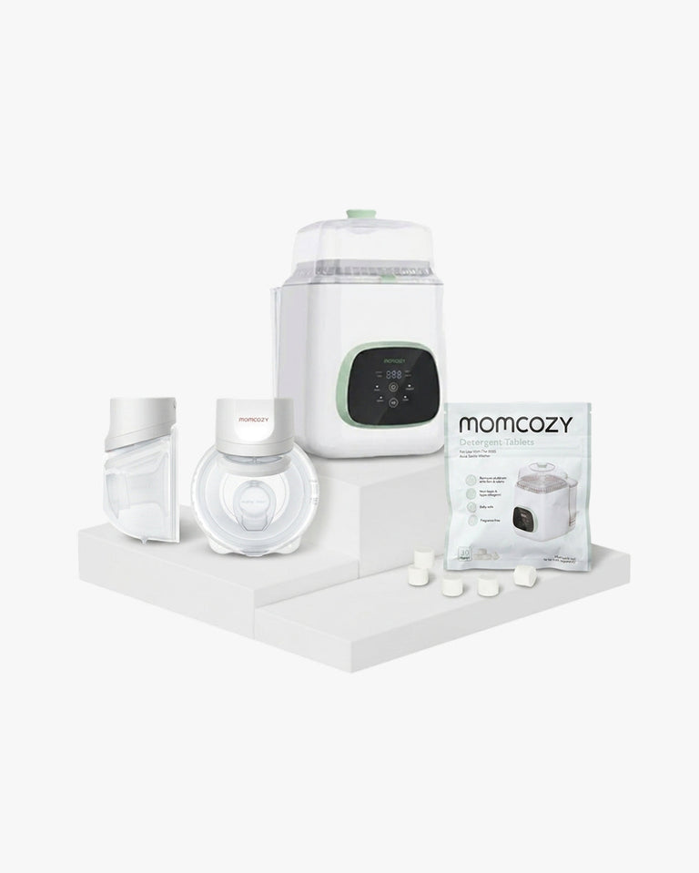Translation missing: fr.Pump &amp; Clean Bundle: S12 Pro Quick Breast Pump and Bottle Washer and Washing Block