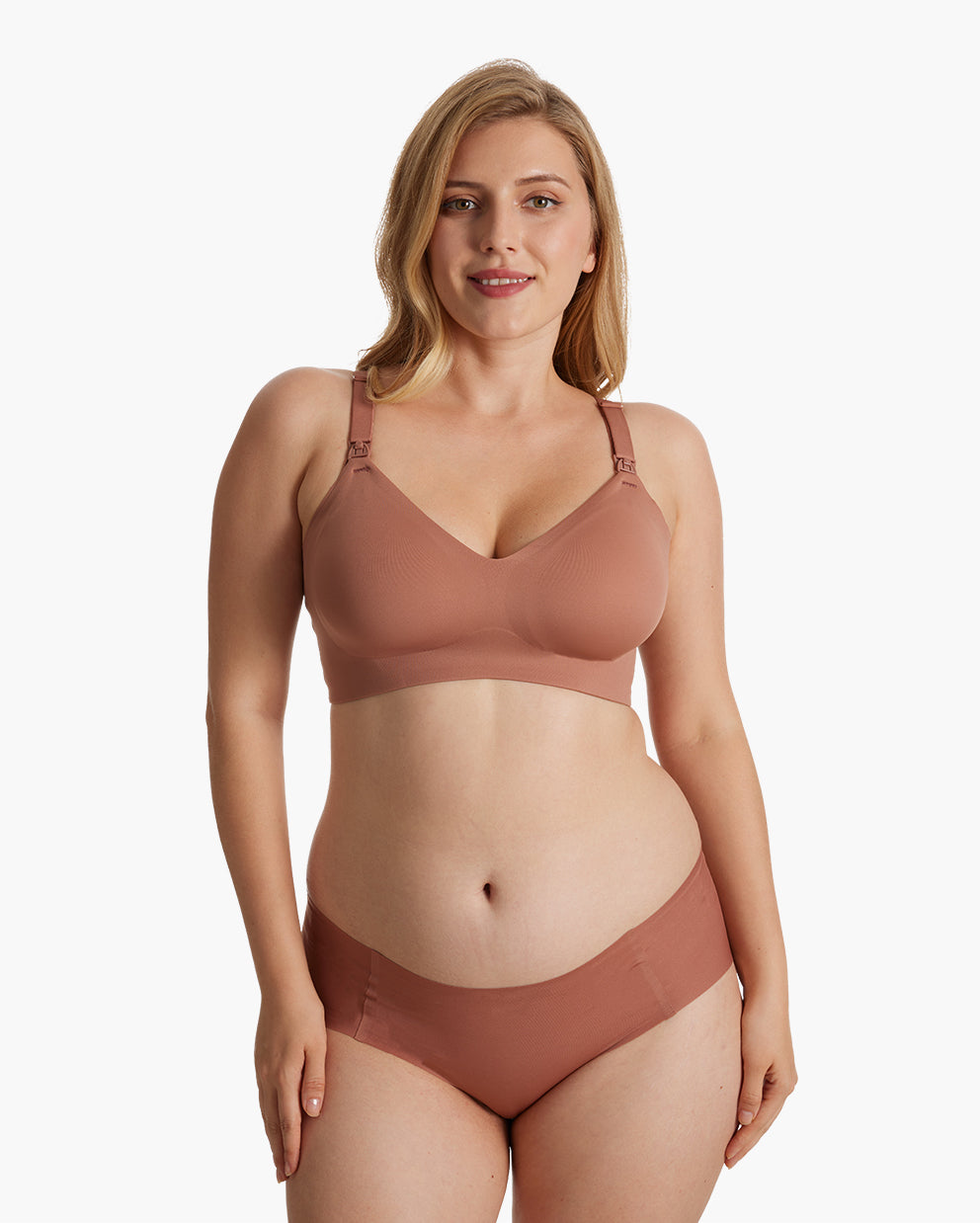 DEX - Soutien-gorge de pompage 4-en-1 sans couture en tissu extensible-HF022