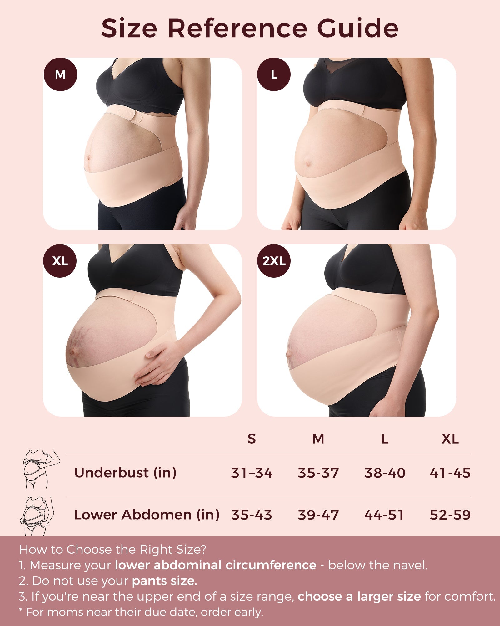 Ergonest Maternity Belly Band & High Waist Pregnancy Underwear Bundle