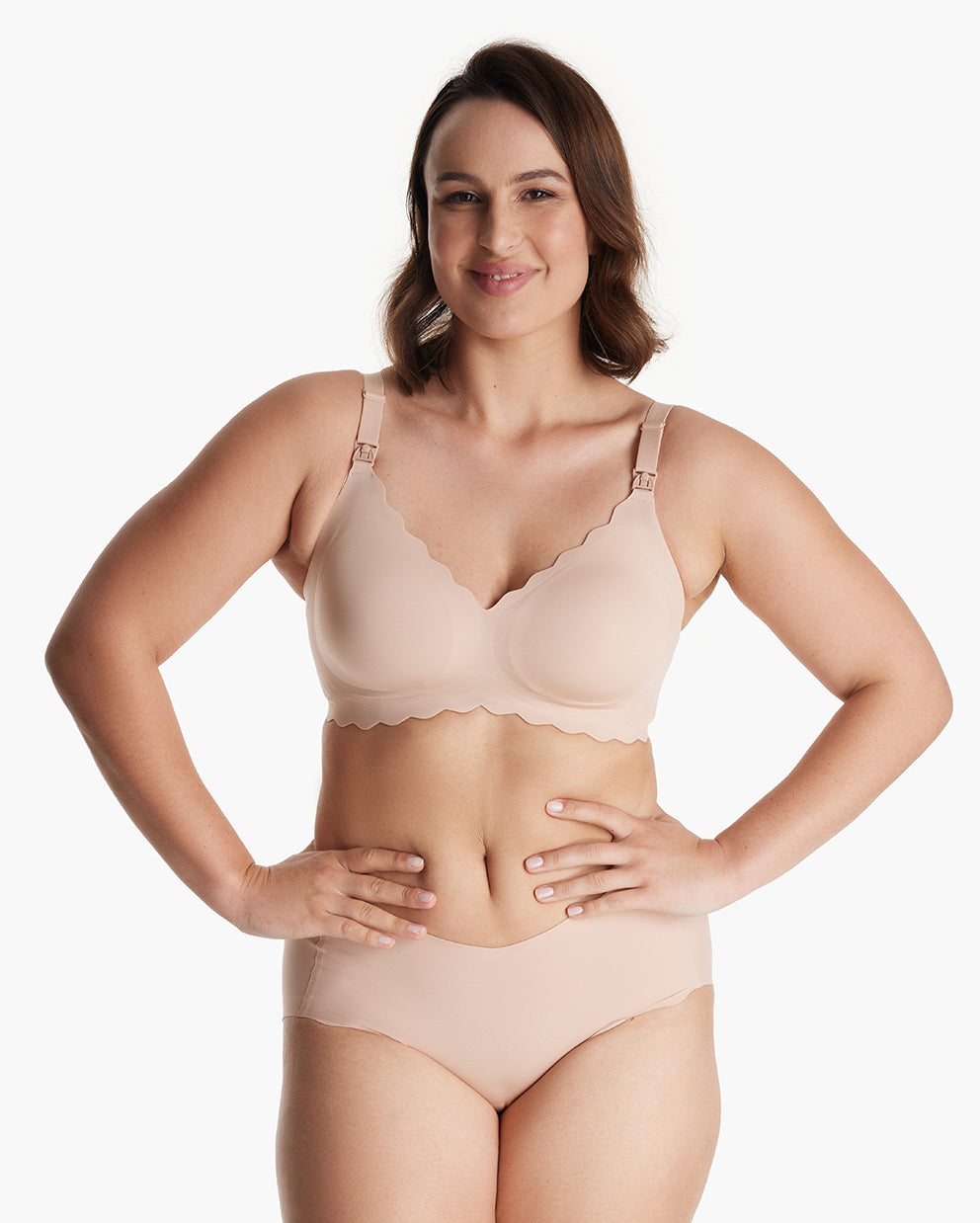 DEX - Soutien-gorge de pompage 4-en-1 sans couture en tissu extensible-HF022