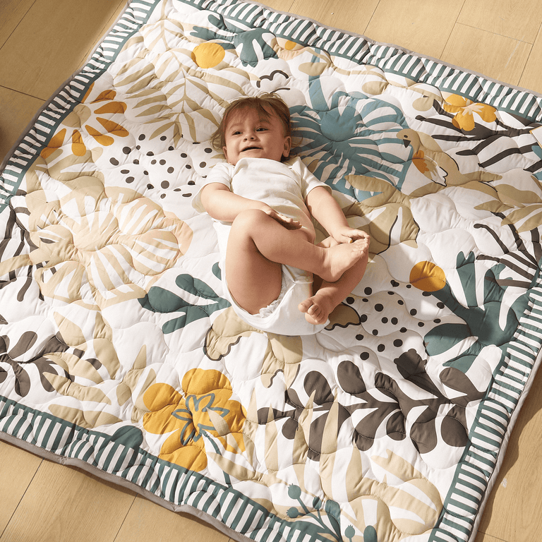 Translation missing: fr.Tapis de jeu portable pour bébé - Vert forêt