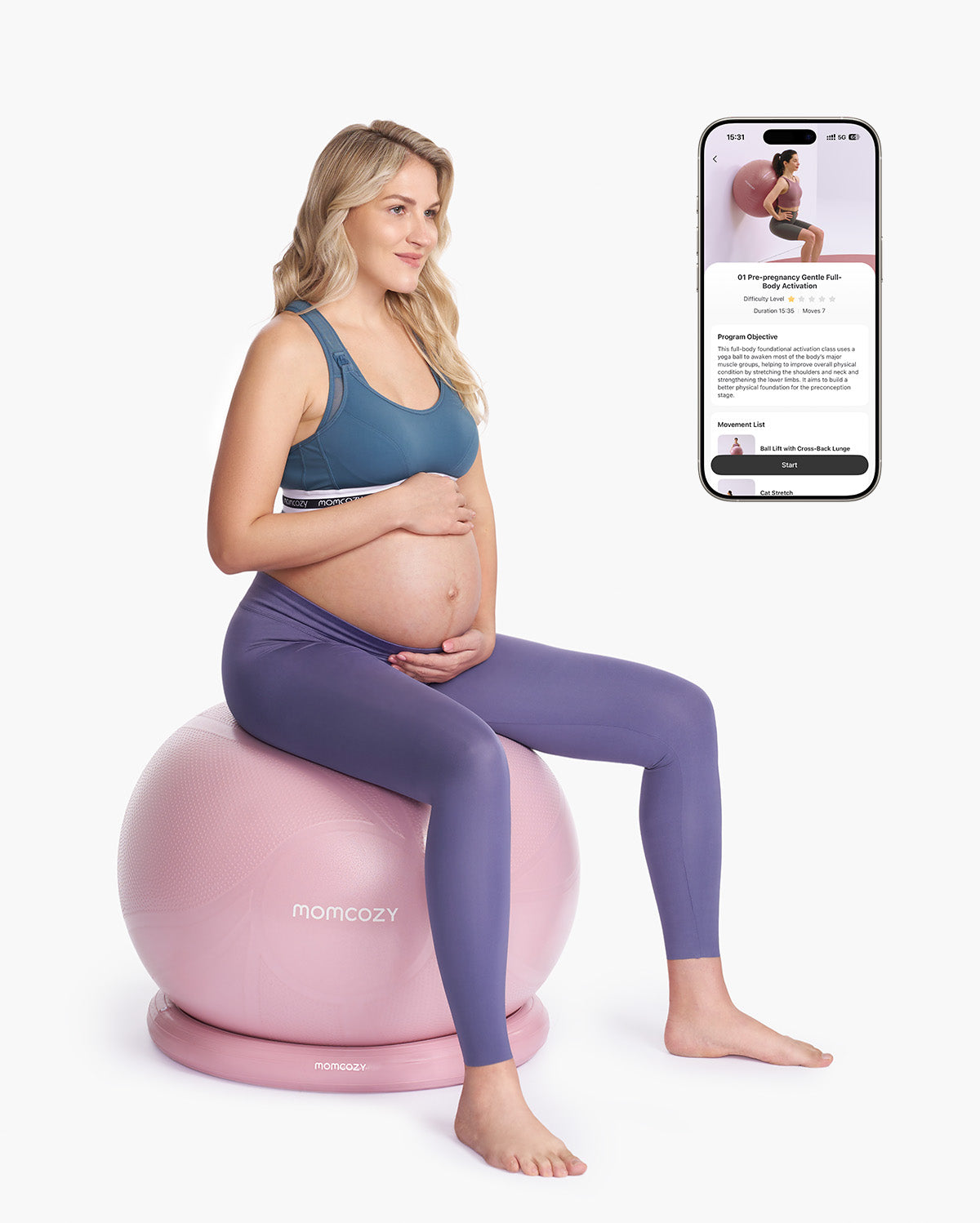 BirthEase Pregnancy Ball Set — Birthing Ball