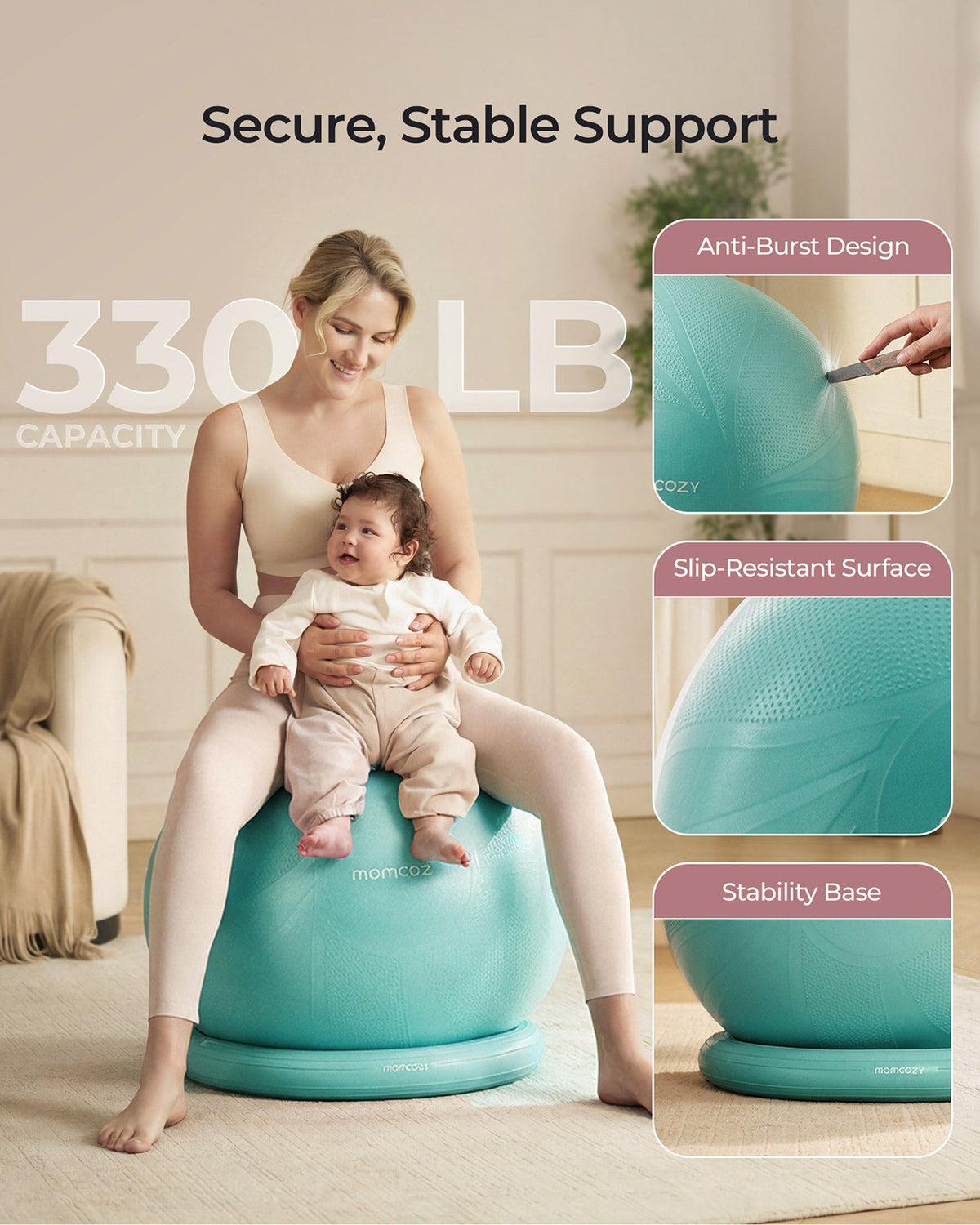 BirthEase Pregnancy Ball Set — Birthing Ball