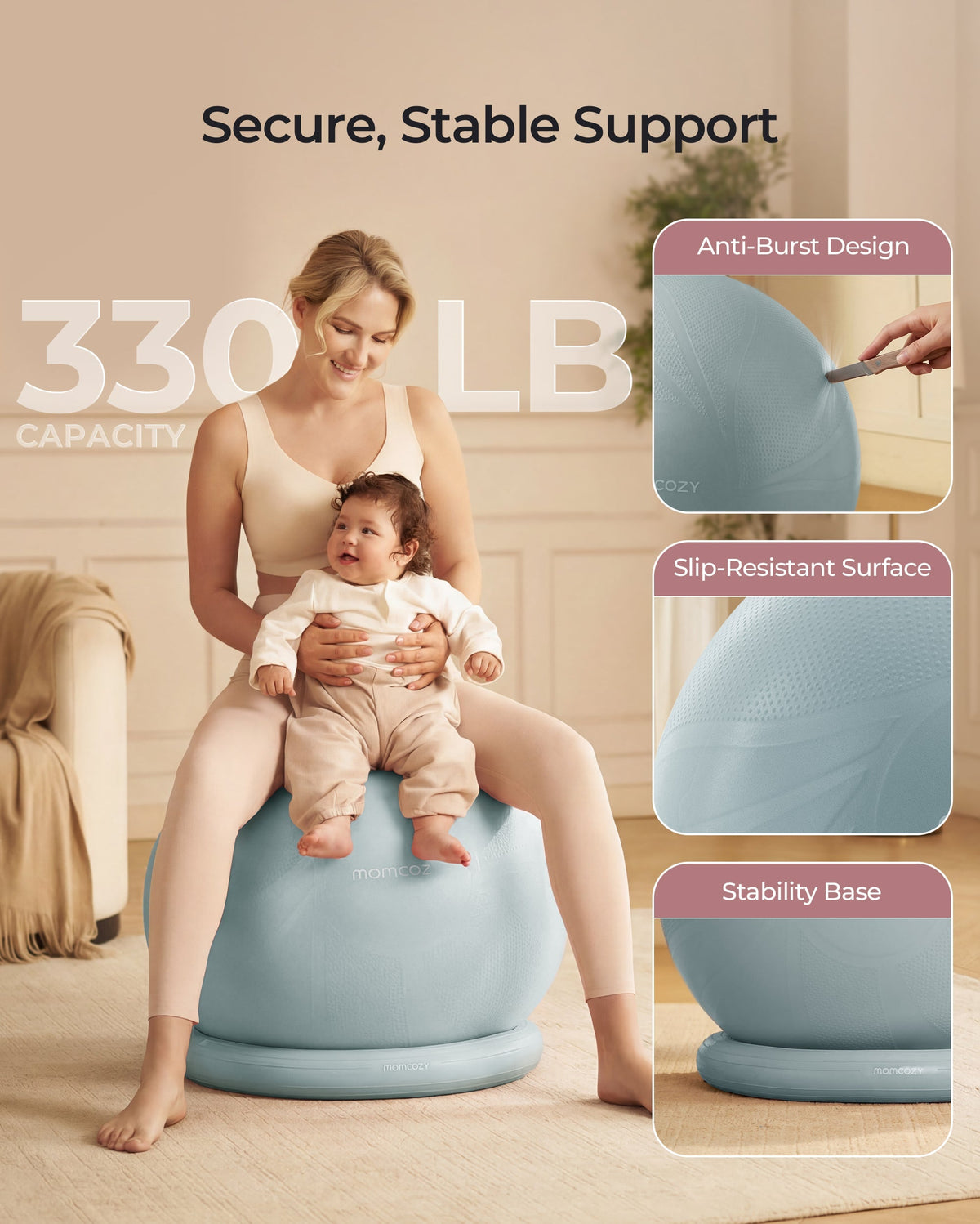 BirthEase Pregnancy Ball Set — Birthing Ball
