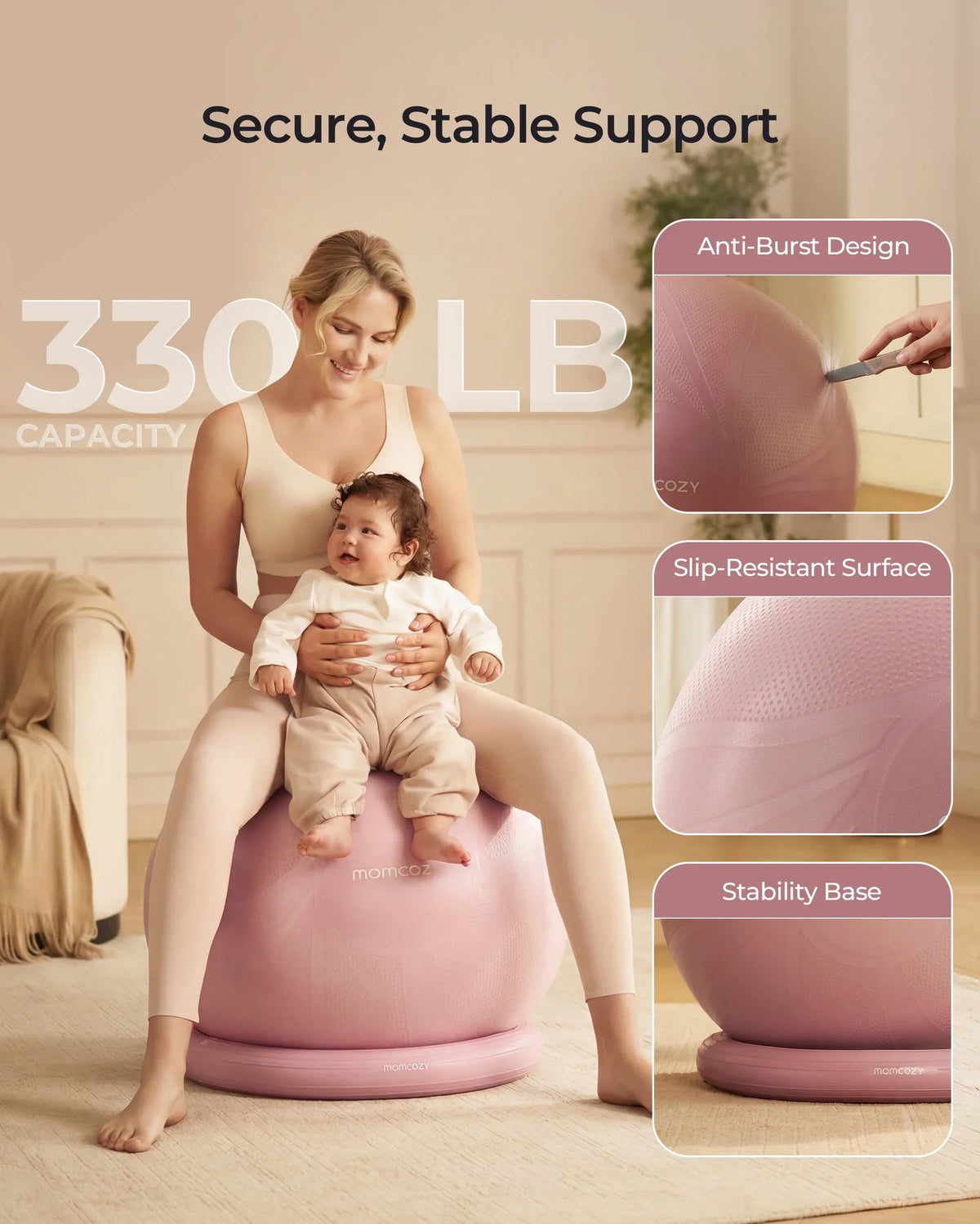 BirthEase Pregnancy Ball Set — Birthing Ball