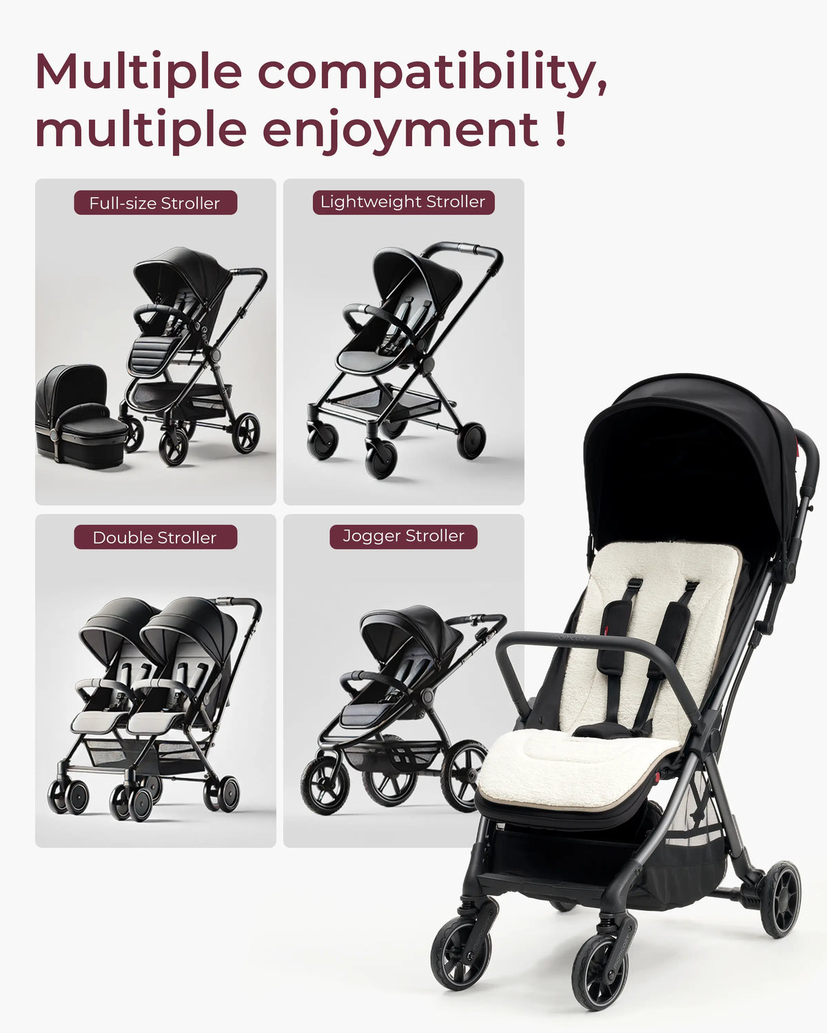 [Pre-Order] Momcozy ChangeGo Stroller Winter Accessories