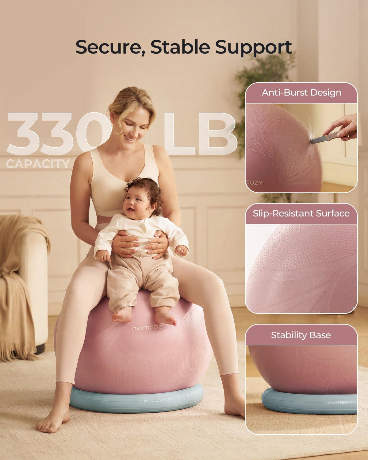 BirthEase Pregnancy Ball Set — Birthing Ball