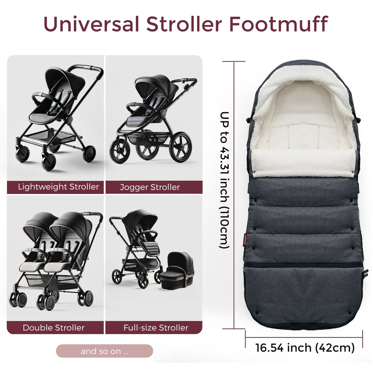 [Pre-Order] Momcozy ChangeGo Stroller Winter Accessories