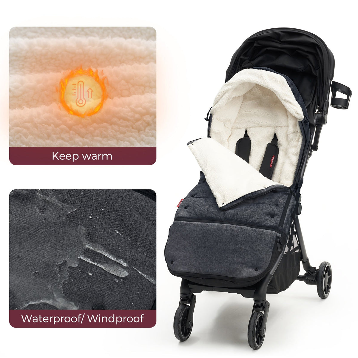 [Pre-Order] Momcozy ChangeGo Stroller Winter Accessories