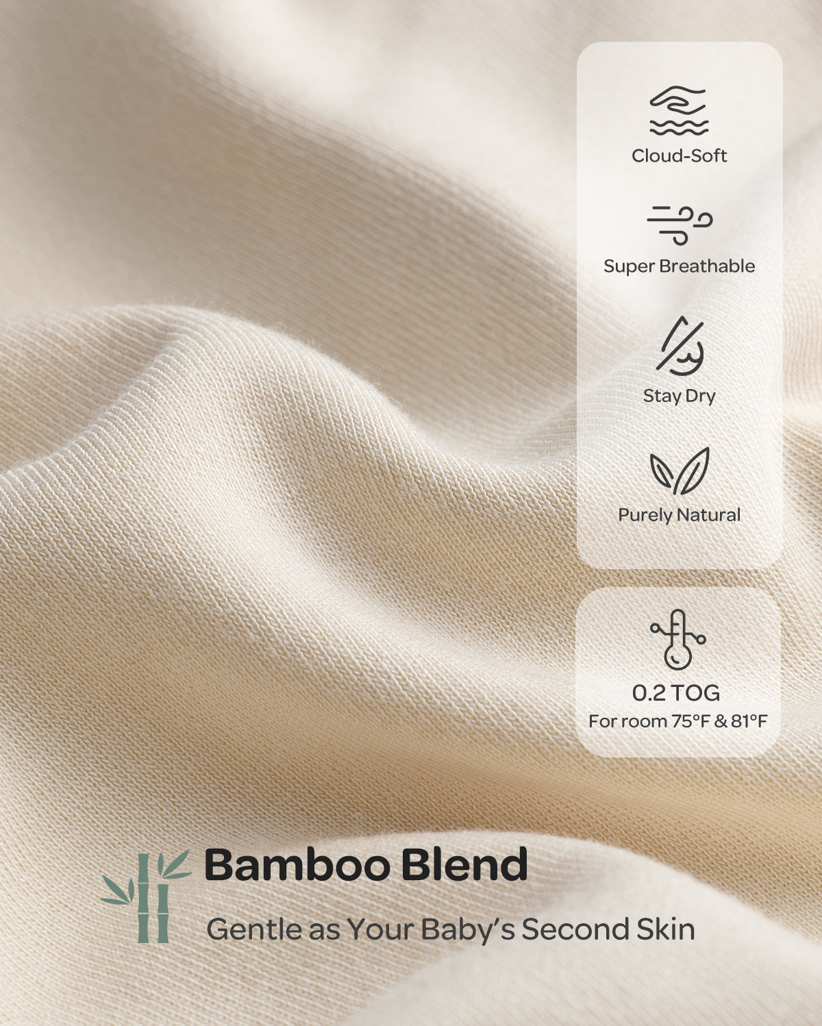 Baby Sleep Sack 1.5 TOG & Easy Swaddle Wrap For 0-3M Bundle