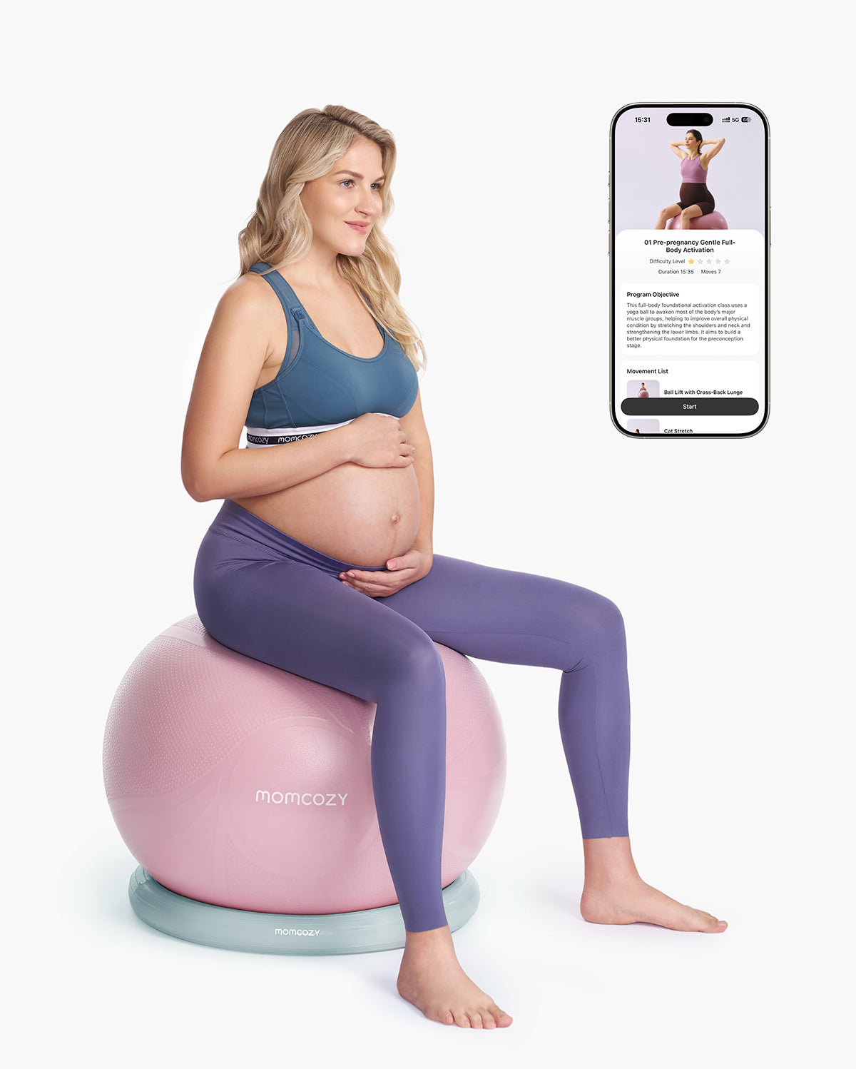 BirthEase Pregnancy Ball Set — Birthing Ball