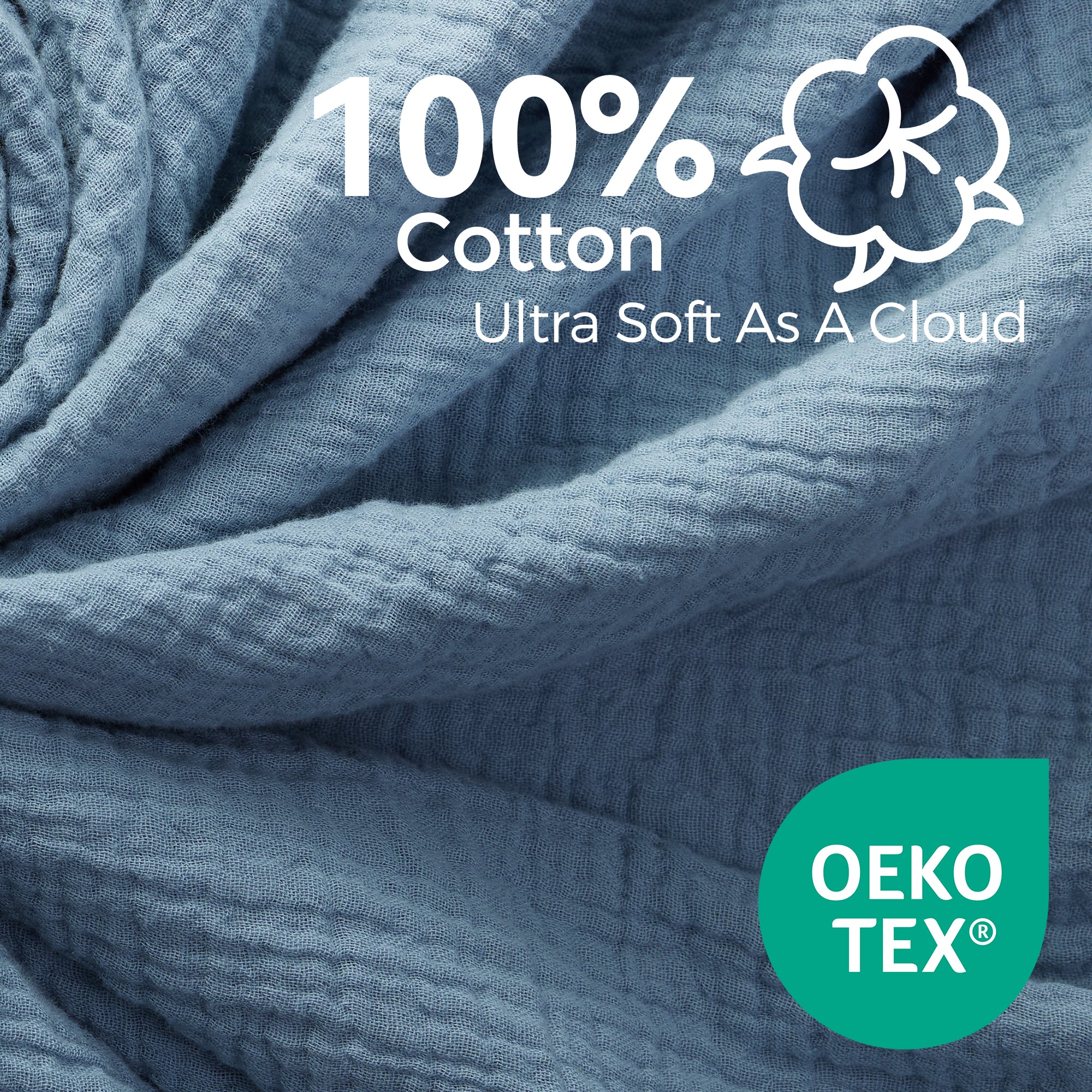 Momcozy Baby Washcloths – Soft 4-Layer Cotton, Gentle for Newborns