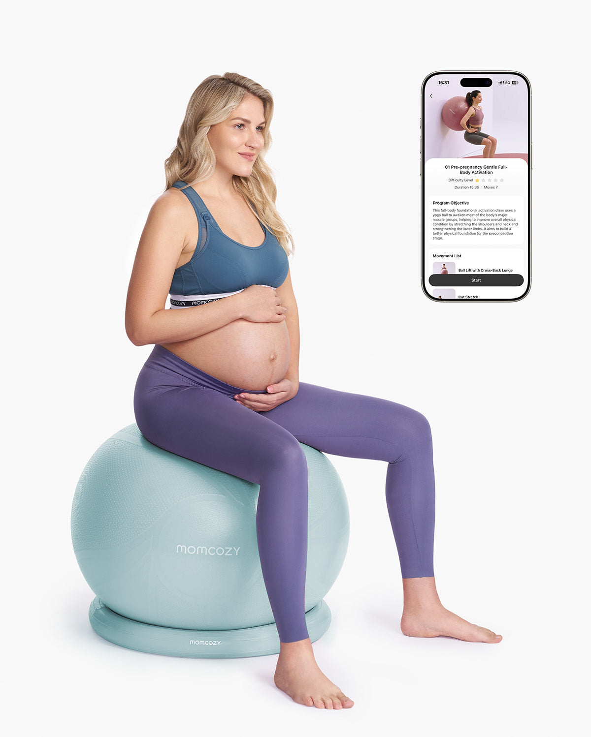 BirthEase Pregnancy Ball Set — Birthing Ball