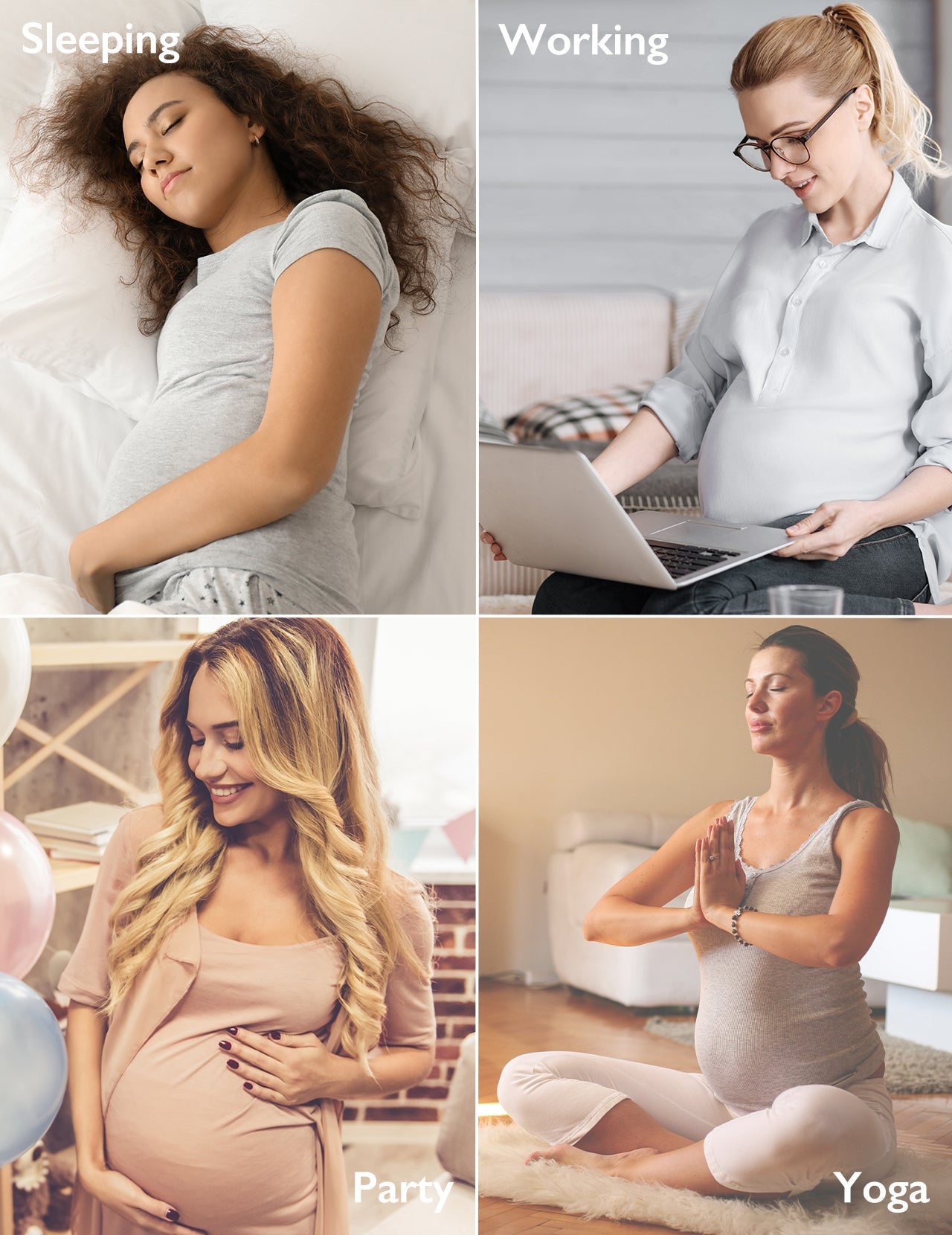 Ergonest Maternity Belly Band & High Waist Pregnancy Underwear Bundle