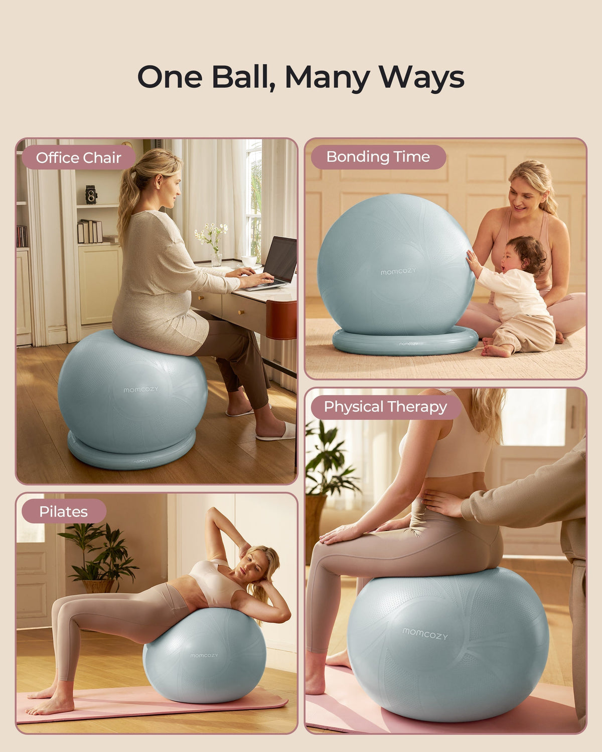 BirthEase Pregnancy Ball Set — Birthing Ball