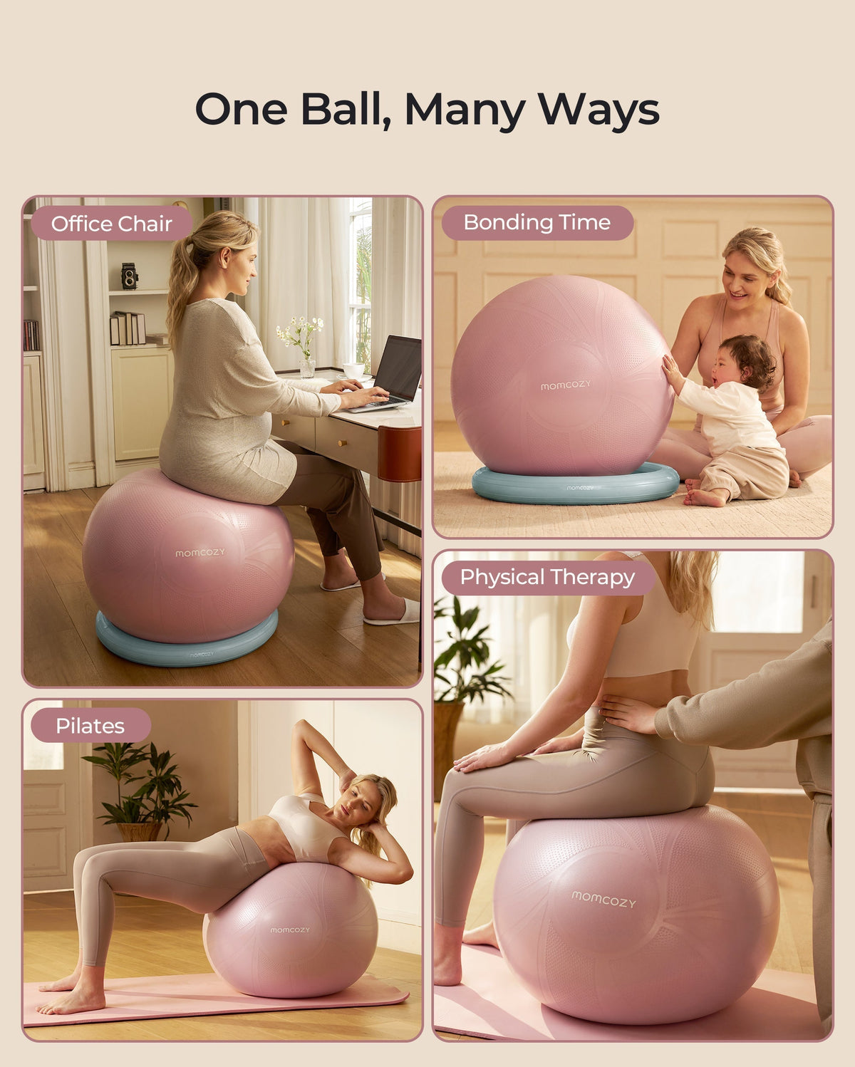 BirthEase Pregnancy Ball Set — Birthing Ball