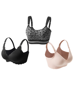 Nursing & Pumping Bra (3-Pack)