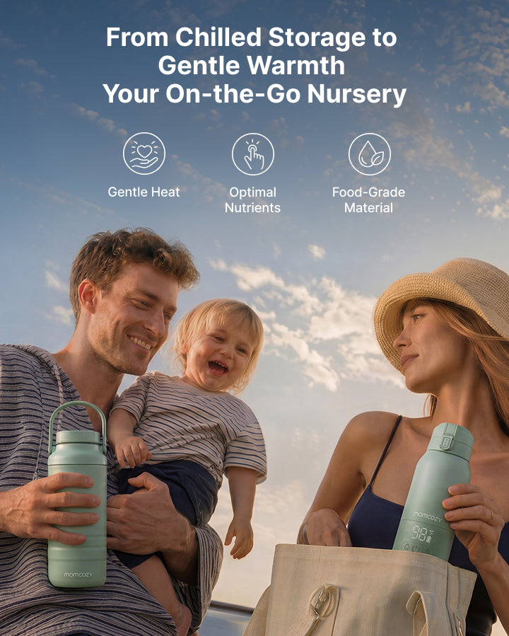 On-the-Go Bundle: Portable Baby Bottle Warmer + 22oz Baby Bottle Cooler