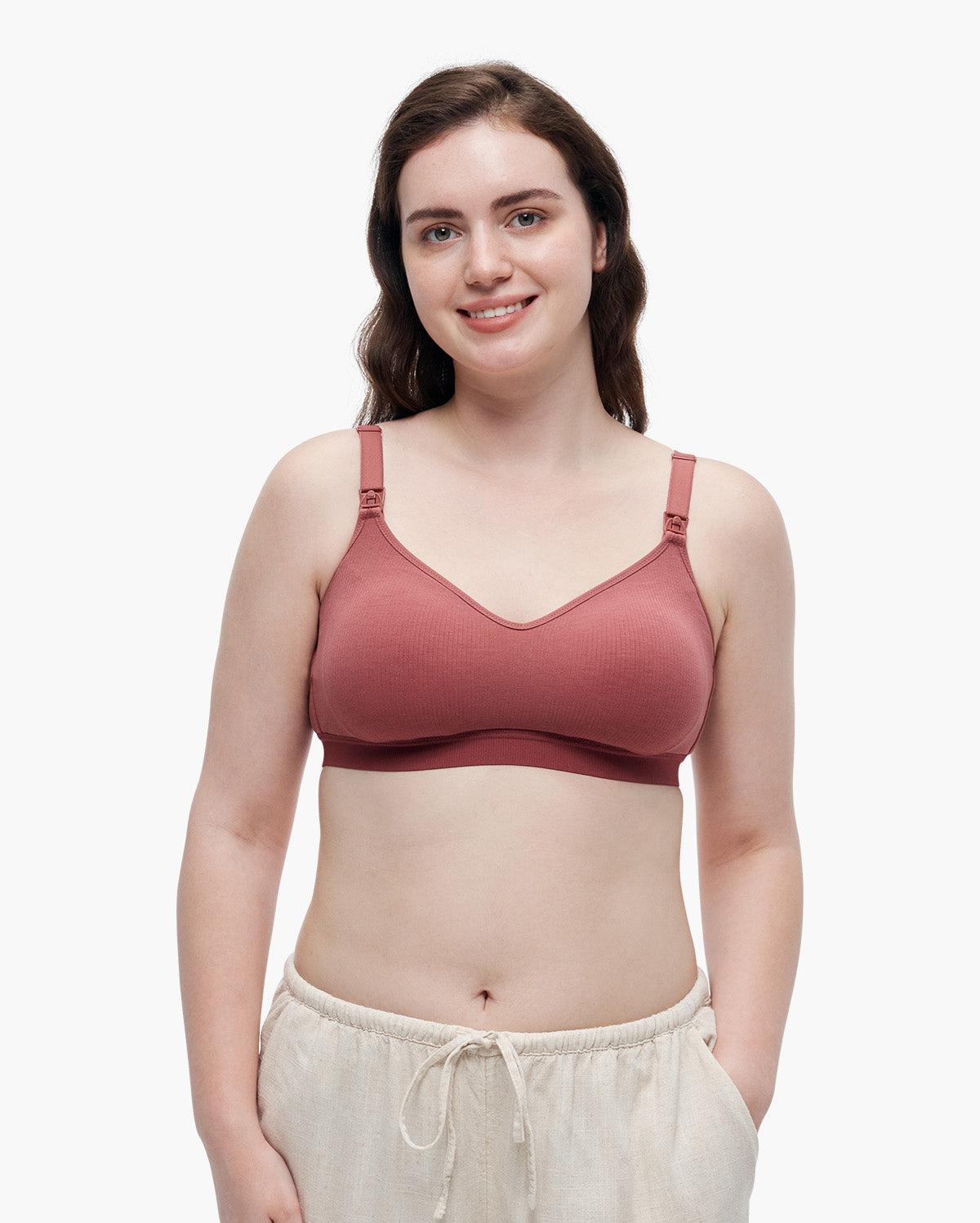 Momcozy Tencel™ Fabric Seamless Breast Pump Bra