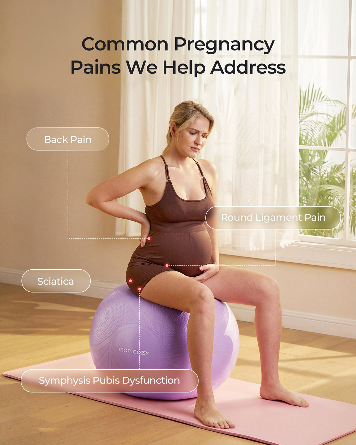 BirthEase Pregnancy Ball Set — Birthing Ball