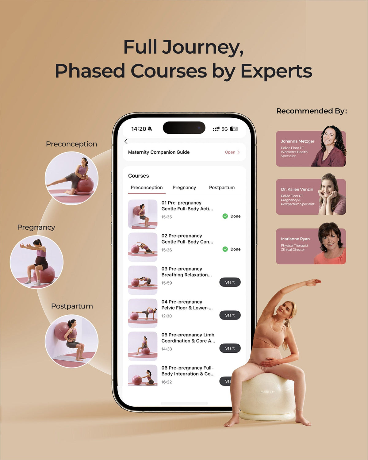 BirthEase Pregnancy Ball Set — Birthing Ball