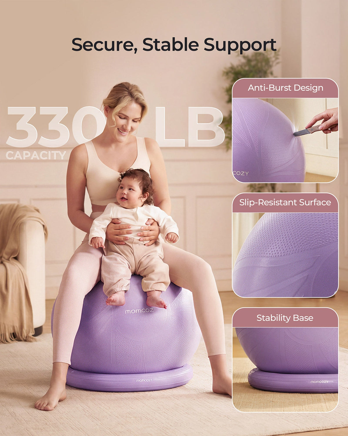 BirthEase Pregnancy Ball Set — Birthing Ball