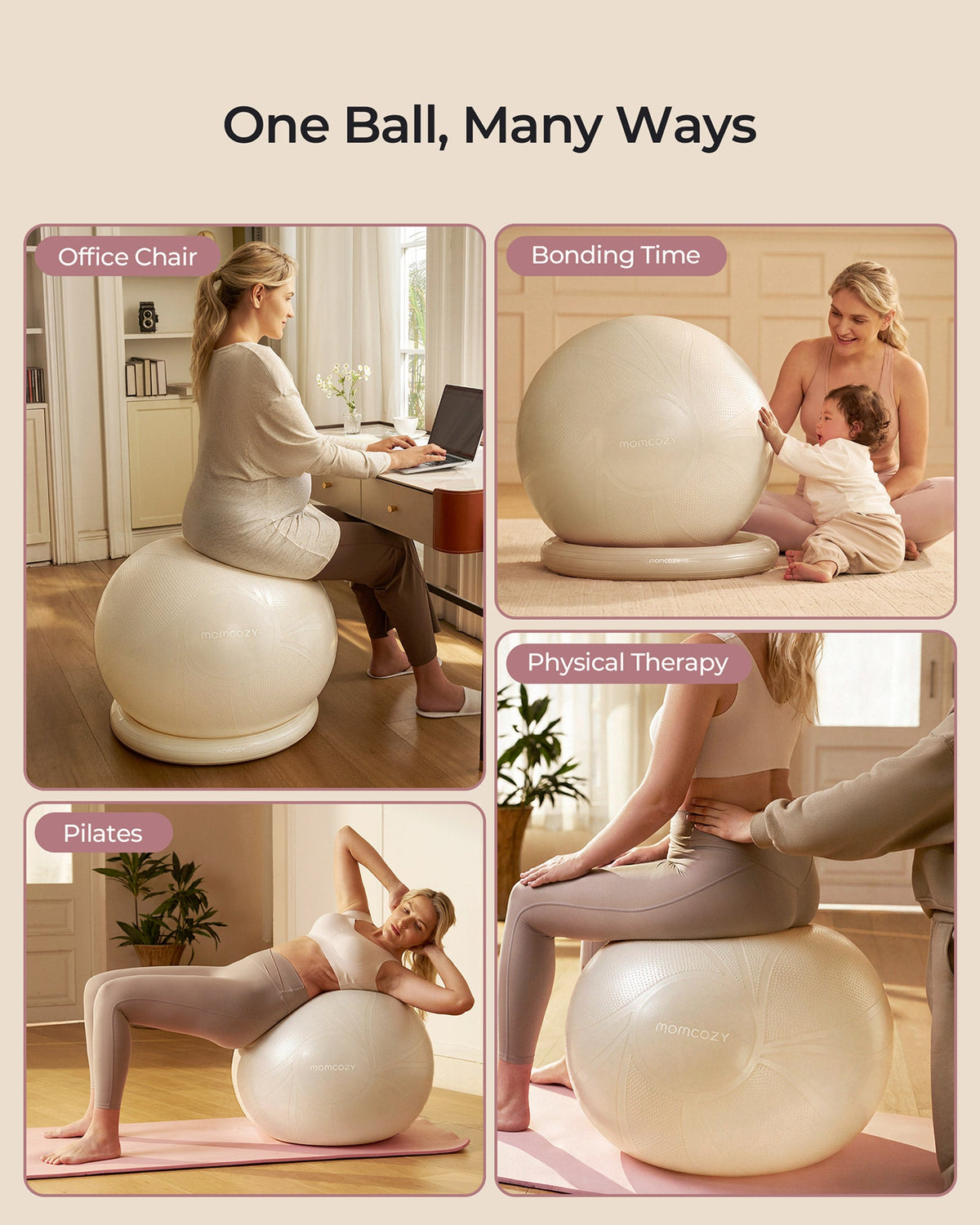 BirthEase Pregnancy Ball Set — Birthing Ball