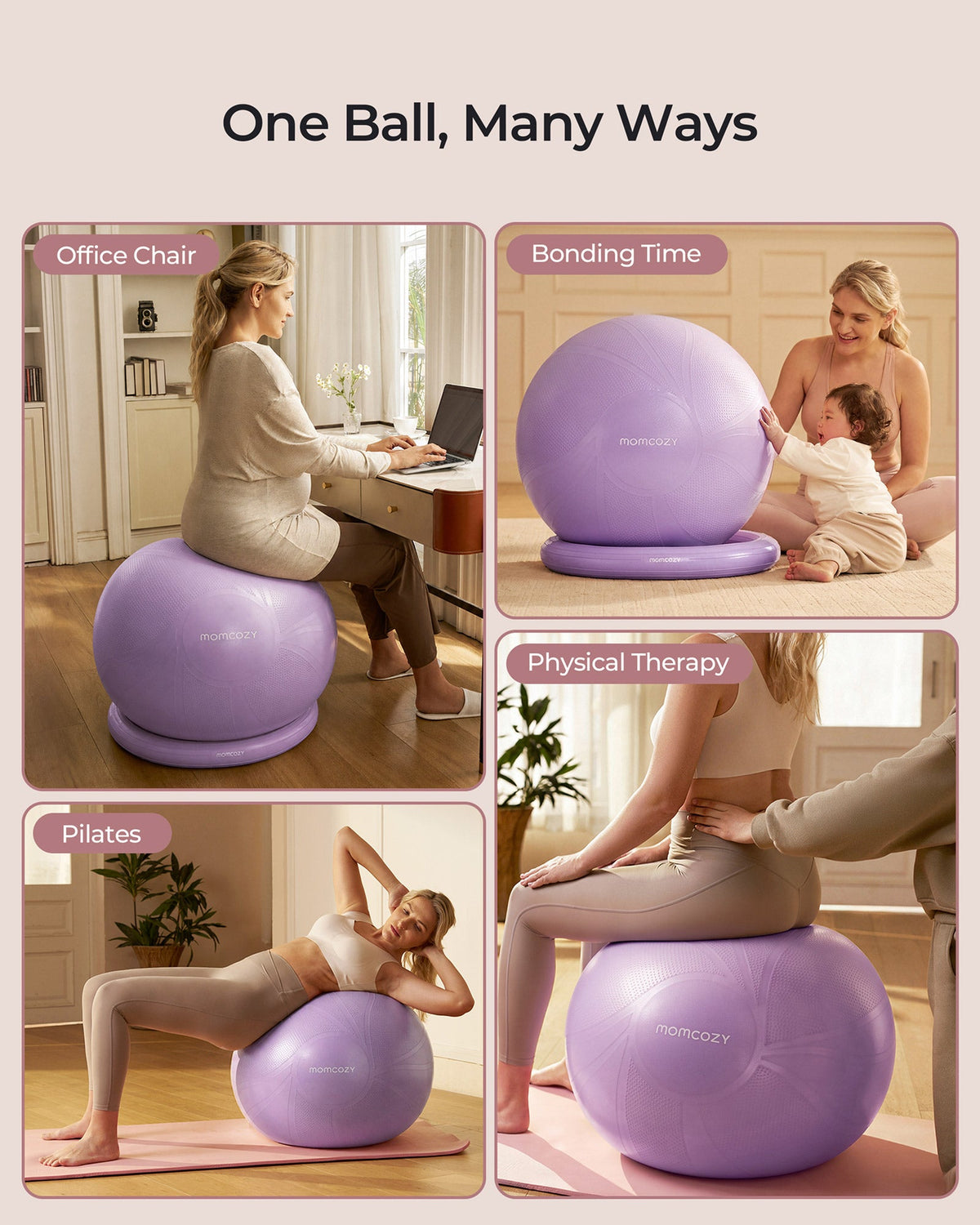 BirthEase Pregnancy Ball Set — Birthing Ball