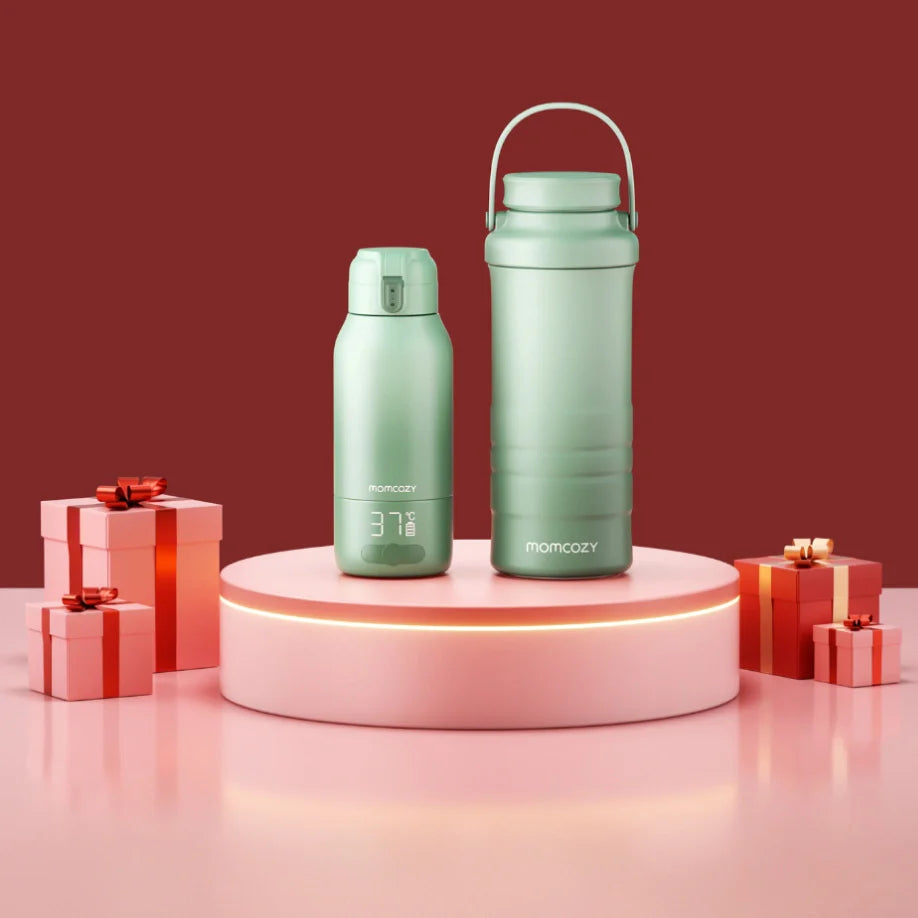 Pack Nomade : Chauffe-biberon Portable + Glacière à lait 650 ml