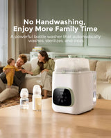 Cleaning Bundle: KleanPal Pro Baby Bottle Washer & 30 Detergent Tablets