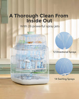 Cleaning Bundle: KleanPal Pro Baby Bottle Washer & 30 Detergent Tablets
