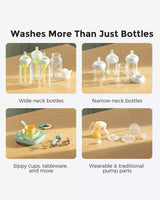 Cleaning Bundle: KleanPal Pro Baby Bottle Washer & 30 Detergent Tablets