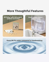 Cleaning Bundle: KleanPal Pro Baby Bottle Washer & 30 Detergent Tablets