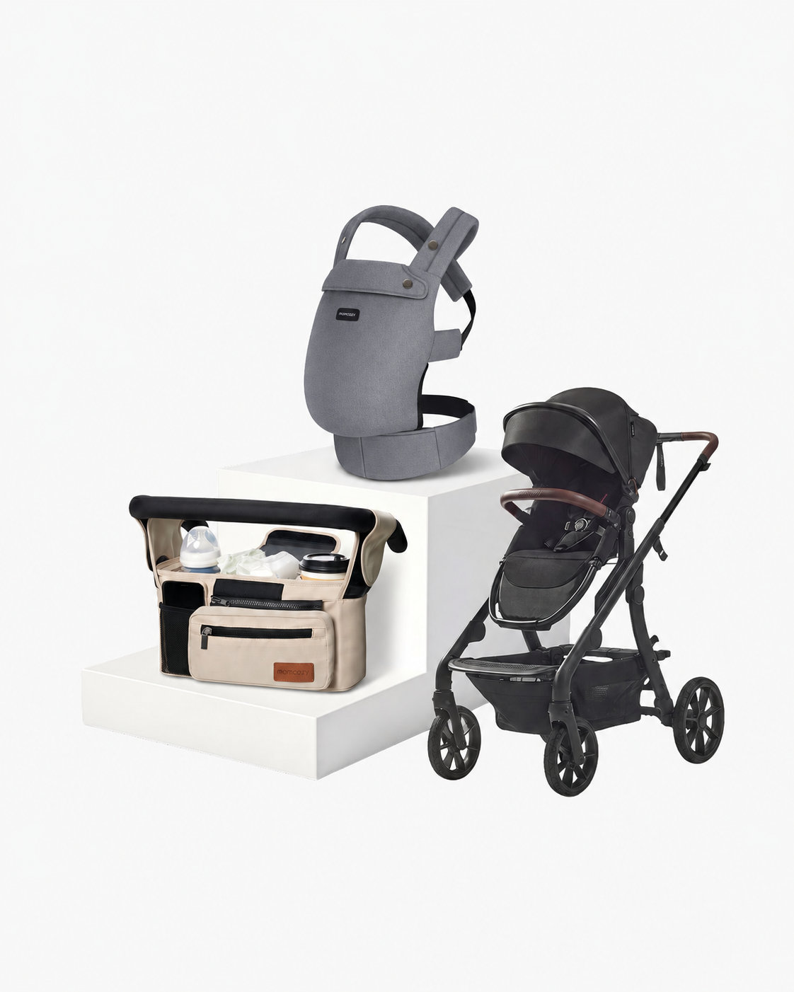 On-the-Go Bundle：ChangeGo Stroller and Baby Carrier and Organizer