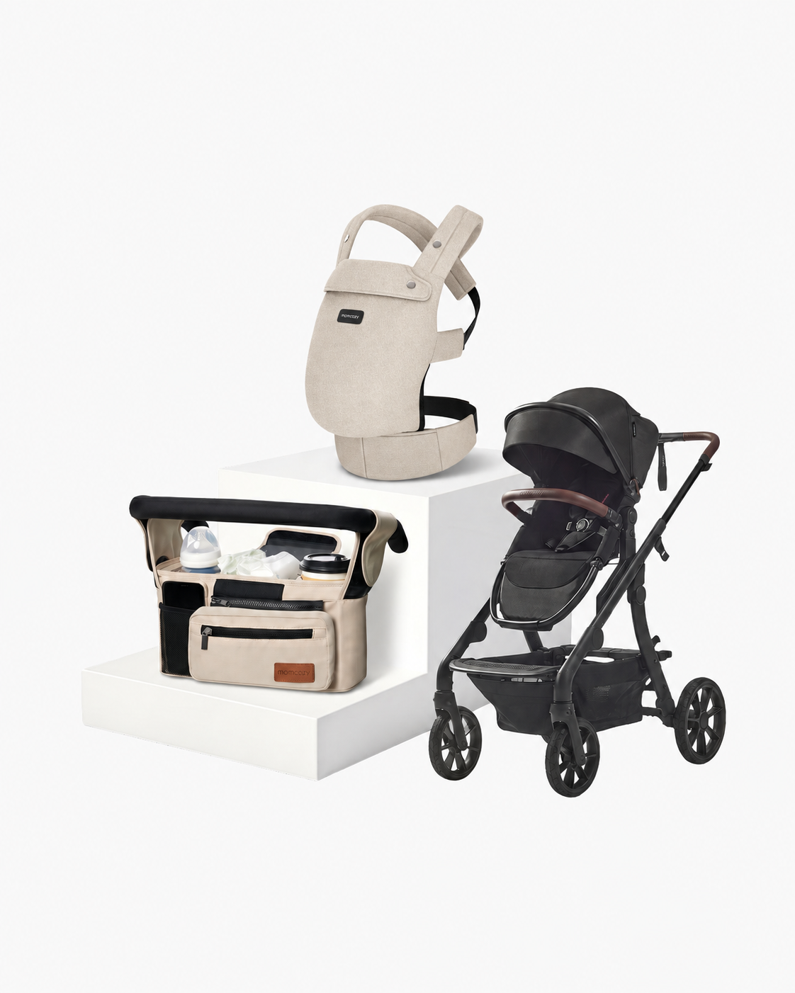 On-the-Go Bundle：ChangeGo Stroller and Baby Carrier and Organizer