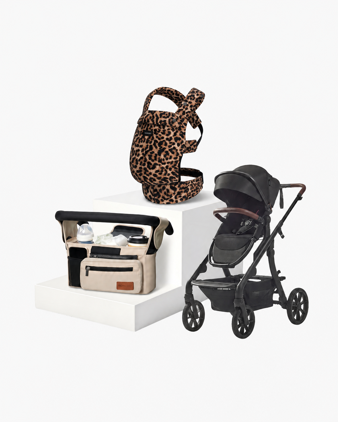 On-the-Go Bundle：ChangeGo Stroller and Baby Carrier and Organizer
